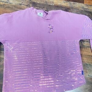 Disney Spirit Jersey Pink Sequin Sweatshirt